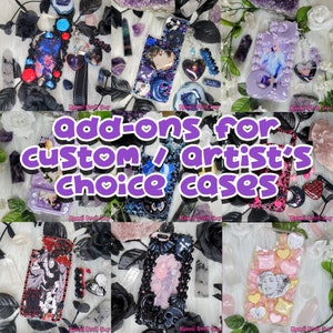 Custom Kawaii Character Decoden Phone Case (Read description before  ordering)