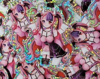 Ironmouse 3 Inch Glitter Sticker