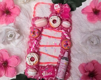 Cute Sweets iPhone 14 Decoden Phone Case