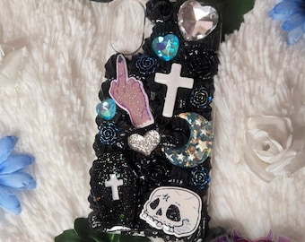 Coque de portable Decoden gothique pour iPhone 16+