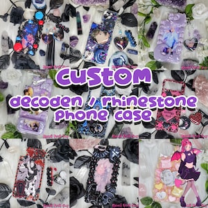 Coque de portable personnalisée Decoden/Résine/Strass