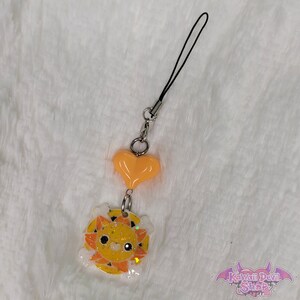Sunny Hand Painted Phone Charm