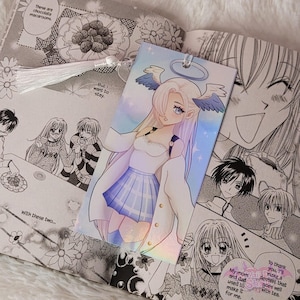 Holographic Angel Bookmark