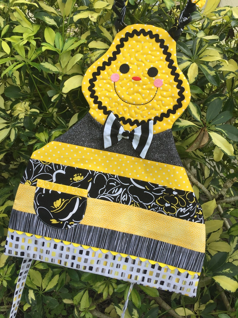Busy Bee Handcrafted Apron Etsy