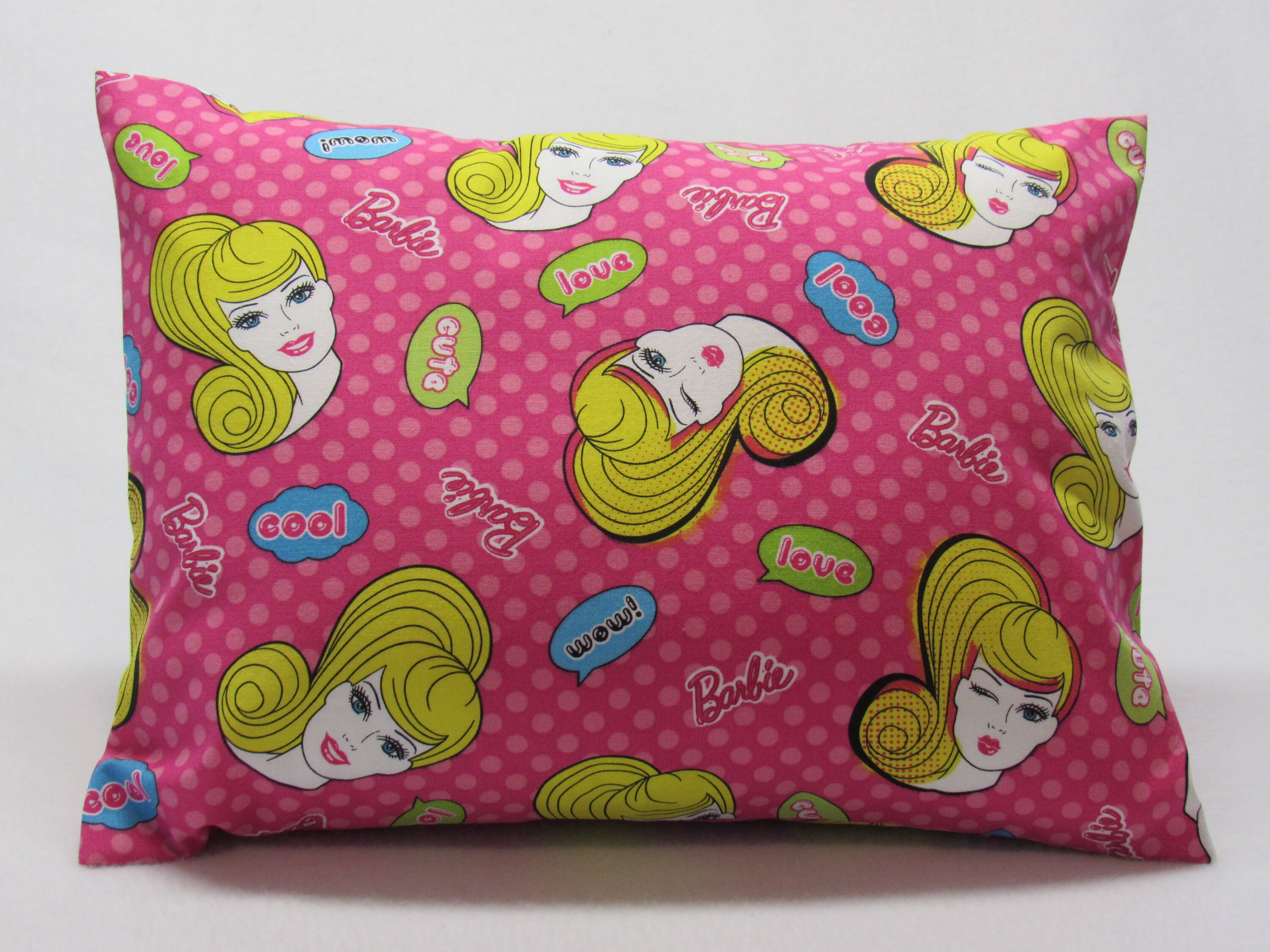 Barbie Travel Size Pillowcase and Pillow Etsy