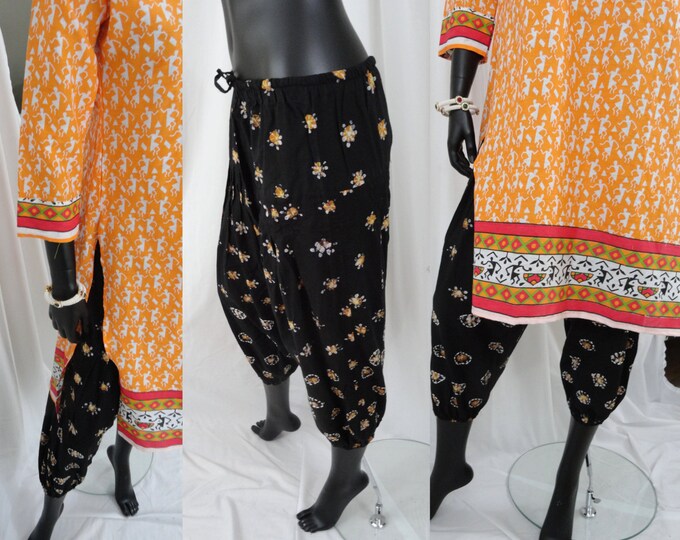 Yoga Pants Meditation Harem Pant Boho Lounge Wear Tai Chi Etsy
