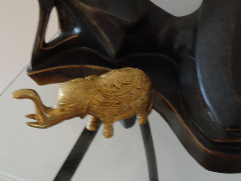 Elephant Brass Ornament. Indian Brass Sculpture. Decorative Etsy