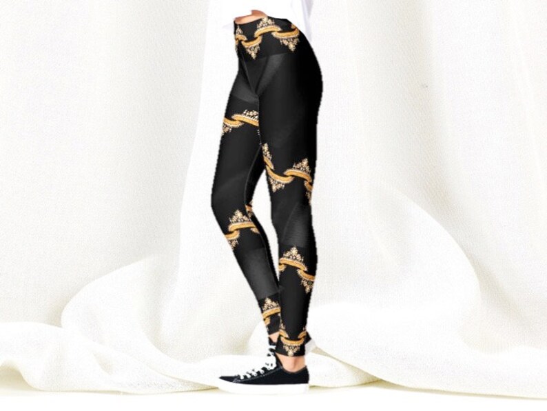 Ethnic gym pants Boho Yoga pants From Aritkrti. Indian yoga leggings for women Dance leggings