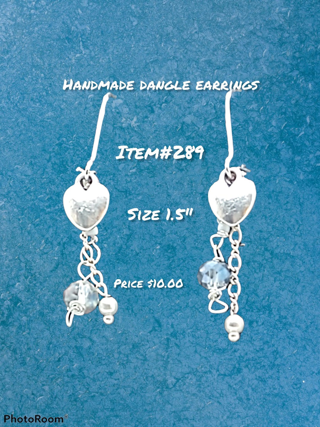 Handmade dangle earrings sale