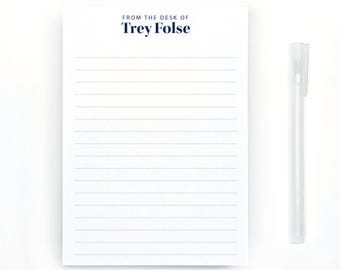 From the Desk of Notepad | Personalized Office Gift for Coworkers, Professional Stationery