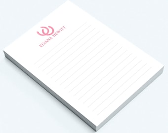Personalized Horseshoe Notepad – Lucky Horse Stationery, Custom Equestrian Gift for Her, Lucky Horseshoe, Personalized Notepad or Note Cards