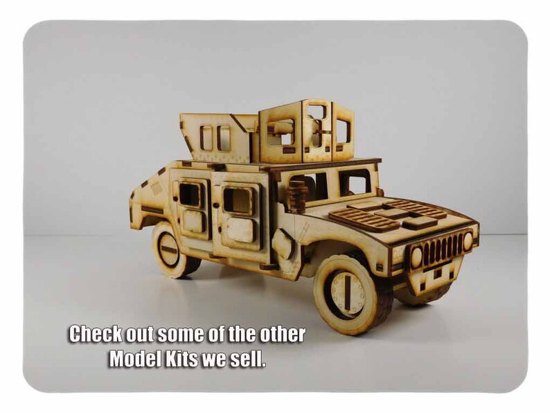 Wood Model Kit Huey Helicopter Etsy