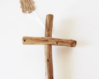Cruz de madera de abeto de 5 pulgadas