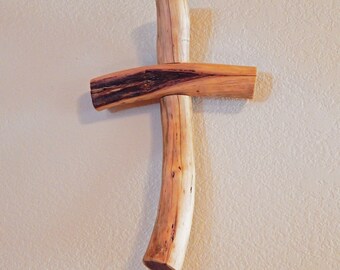 13.5 Inch Santa Fe Style Cedar Wood Cross