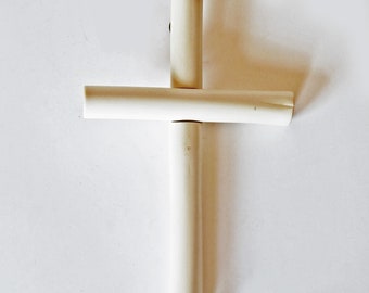 4 5/8 Inch Lilac Wood Cross