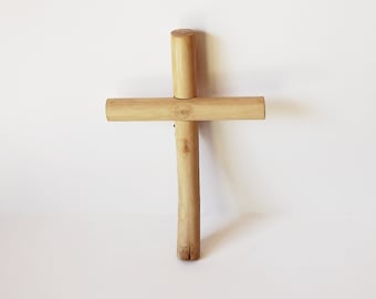 7 3/4 inch Inch Lilac Wood Cross