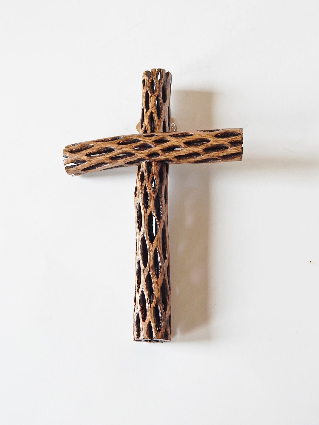 8 Inch Cholla Cactus Wood Cross - Etsy