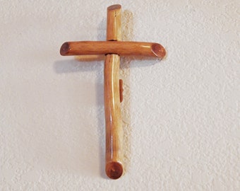 8" Sycamore Wood Cross