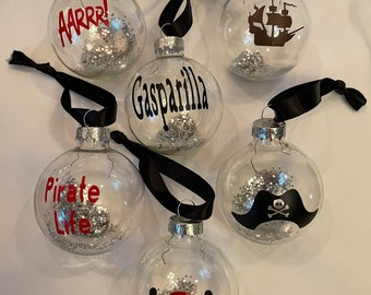 Gasparilla ornaments set of 6
