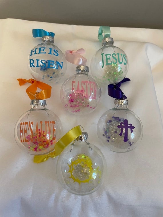Easter Religious Ornaments set of 6
