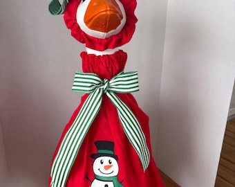 Goose(Duck) outfit Christmas Snowman dress