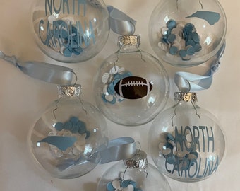 North Carolina inspired ornaments set of 6