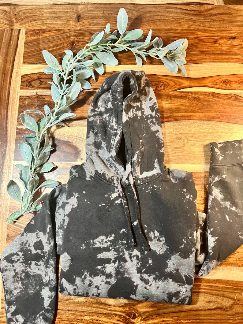 Reverse Tie Dye Acid Wash Hoodies Custom Vintage Hoodie Acid Wash ...