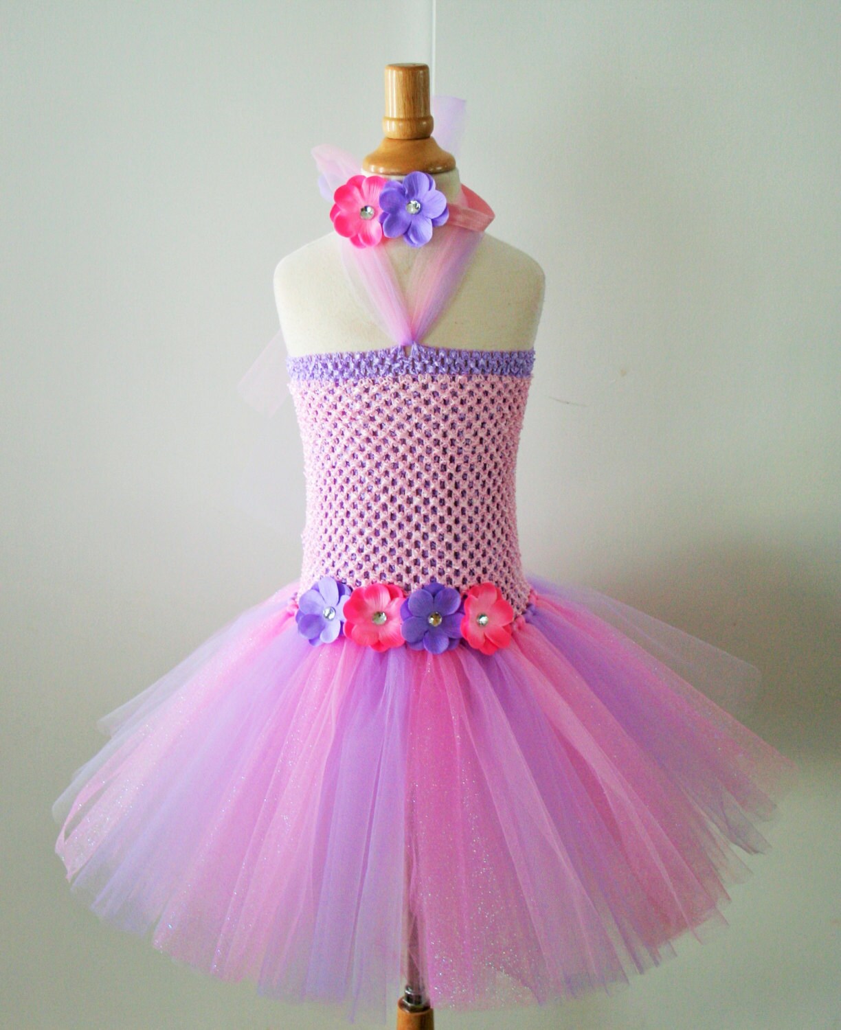 Baby Girls Pink Lavender Easter Tutu Dress Infant thru Girls 12