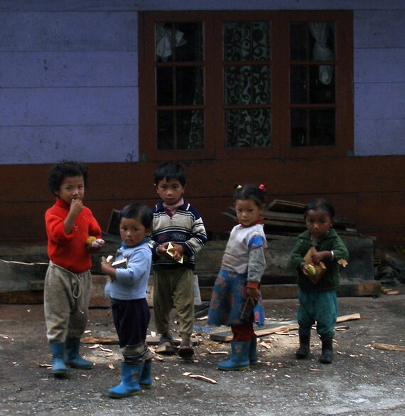 Die Kleinen Racker Lachung N Sikkim 2007 Etsy