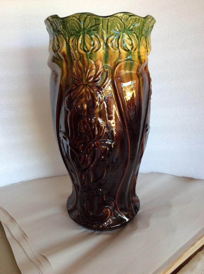 Vintage Art Pottery Umbrella Stand 1920s Brush Mccoy/ Etsy