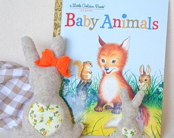 Baby Bunny, Book and Plush Set, Forest Friends, Baby Animals