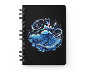 Cinderella Inspired Spiral Bound Journal