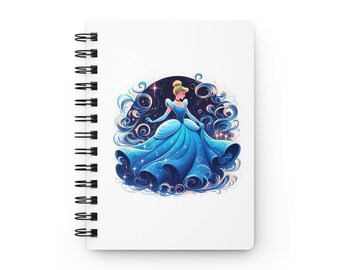 Cinderella Inspired Spiral Bound Journal