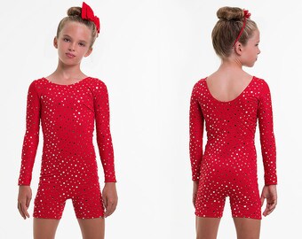 Gymnastics leotard pattern, dance sewing pattern, unitard sewing pattern, girls leotard pattern PDF, UNITARD #3