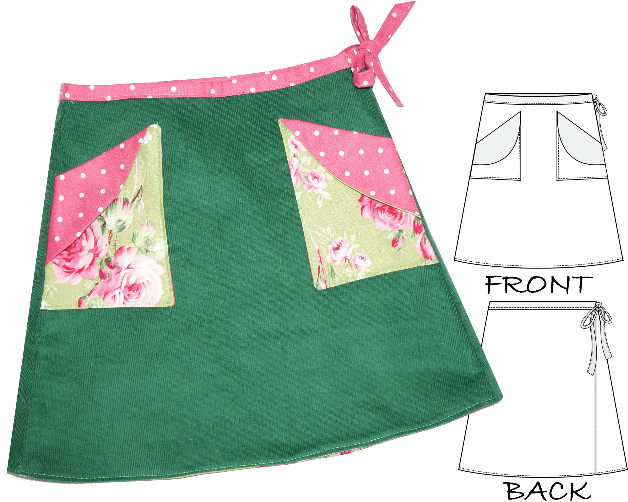 Girls Skirt Pattern Pdf sewing pattern girls sewing pattern | Etsy