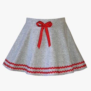 Cartamodello per gonna da bambina in formato PDF, cartamodello per gonna a ruota elasticizzata, tutorial fai da te per gonna da bambina facile / SIMONE immagine 2