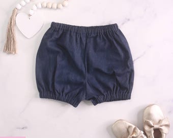 Baby Bloomer Sewing Pattern PDF, Diaper Cover Pattern, Baby Pants Pattern, Baby Bloomer Pattern, Baby Shorts Pattern, BABY BLOOMERS (BT01-L)