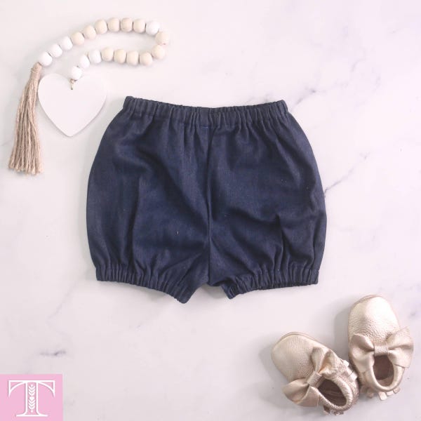 Patrón de costura de pantalones bombachos para bebé (PDF), patrón de cubrepañales, patrón de pantalones bombachos para bebé, patrón de pantalones cortos para bebé, pantalones bombachos para bebé (BT01-L)