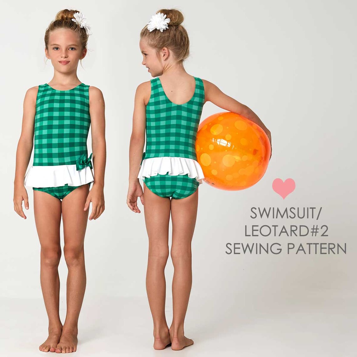 Swimsuit pattern swimwear pattern girls leotard pattern PDF Etsy