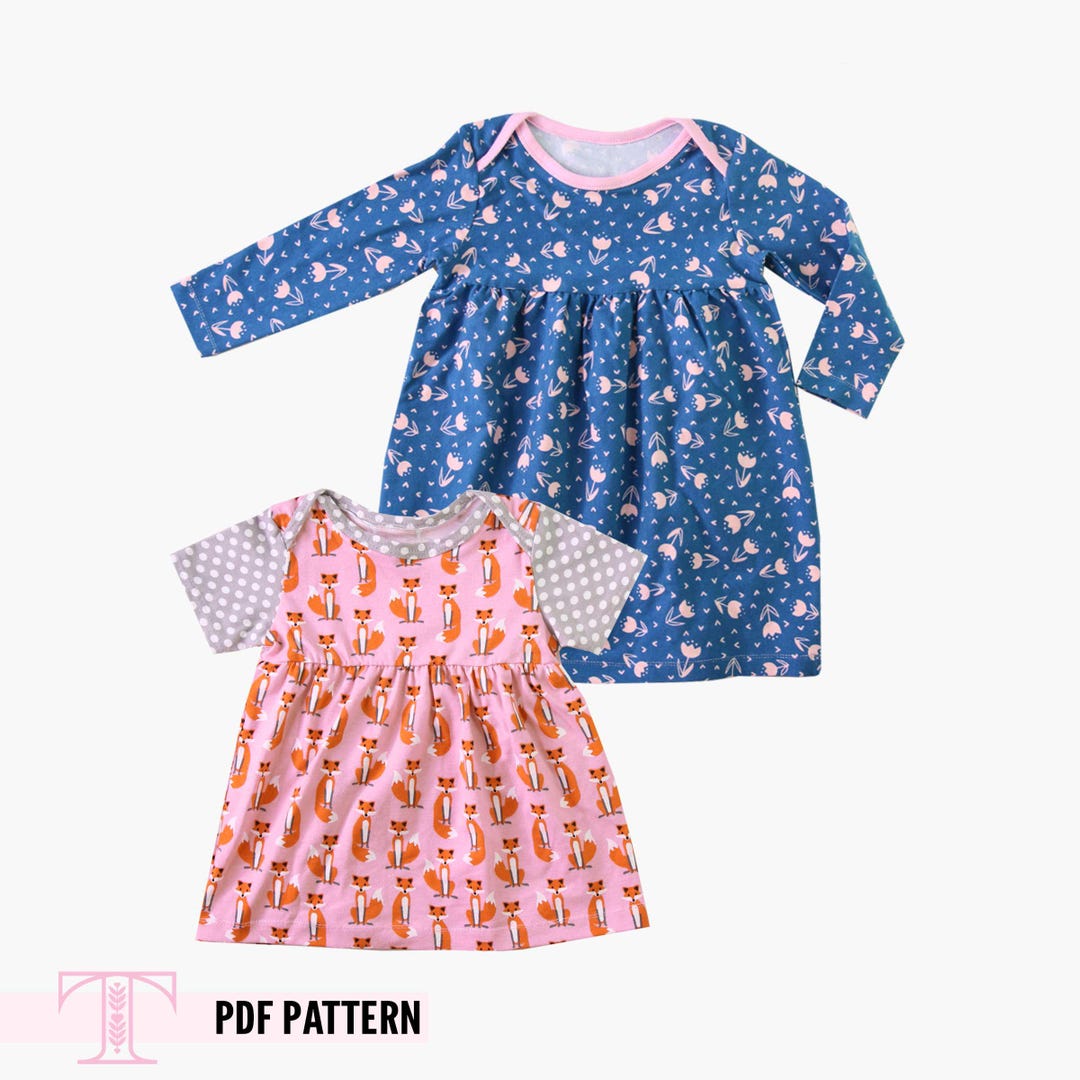 EASY Baby Dress Pattern, Baby Sewing Pattern, PDF Pattern, Toddler ...
