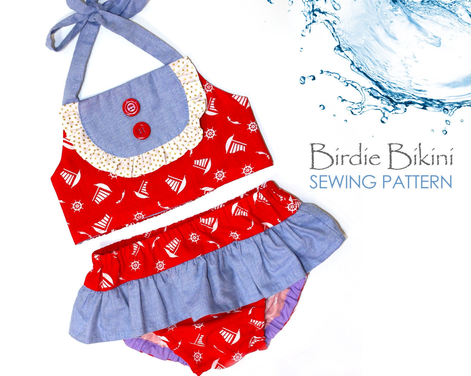 Cute baby swimsuit pattern Baby sewing pattern PDF Romper Etsy