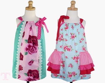 Pillowcase Dress Pattern pdf, Girls Dress Pattern PDF. Childrens Sewing Pattern, Girls Sewing Pattern, Dress Pattern, SUMMER DRESS