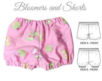 Baby Sewing Pattern pdf, Diaper Cover Pattern pdf, Nappy Cover, Baby Bloomer Pattern, Baby Pants Pattern, Baby Shorts Pattern, BABY BLOOMERS