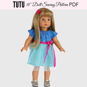 18 inch doll dress pattern