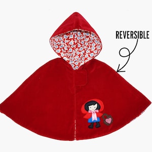 Cape Sewing Pattern + VIDEO with Hood, Girls Boys Kids, Costume Pattern, Easy Beginner Cape Pattern PDF, MAISIE