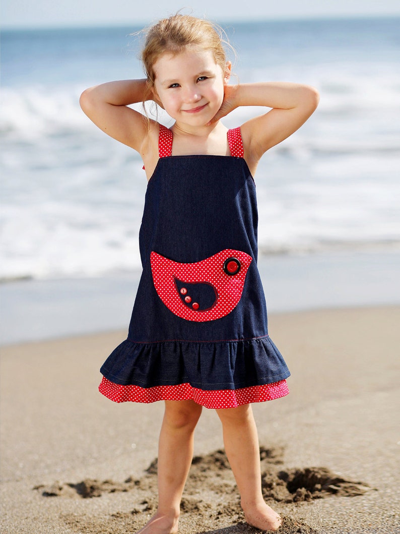 Girls dress patterns PDF, Childrens sewing pattern pdf, kids patterns, girls sewing pattern pdf, sewing pattern for girls, ROBIN DRESS image 3