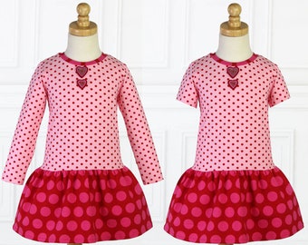 Girls Dress Pattern PDF, T-shirt Dress Pattern, Knit Dress Pattern, Teen Tween Sewing Pattern, Stretch Sewing Pattern, ANTHEA TWEEN