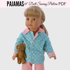 doll pjama sewing pattern
