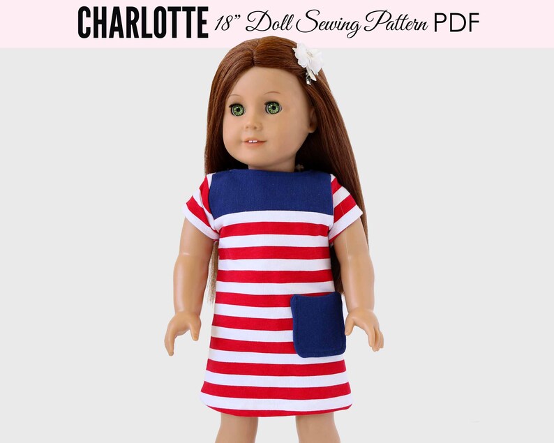 18 inch doll dress sewing pattern