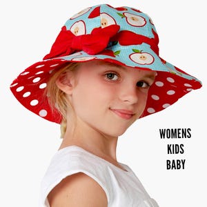 Hat sewing pattern, Girls sewing pattern PDF, Childrens sewing pattern, girls hat pattern, baby hat pattern, womens hat pattern, SUNHAT